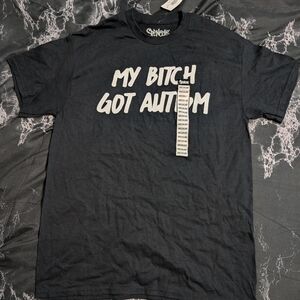 Spencer's Black Tee with White Interior Logo